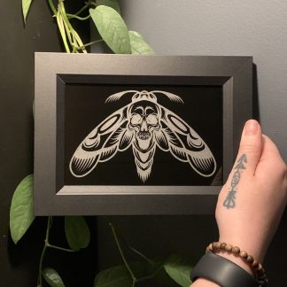Wasp With Skull Art On Frame 6x4