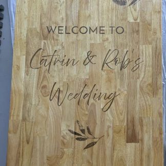 Wedding Welcome Sign